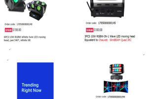 Crazy LED effect light !